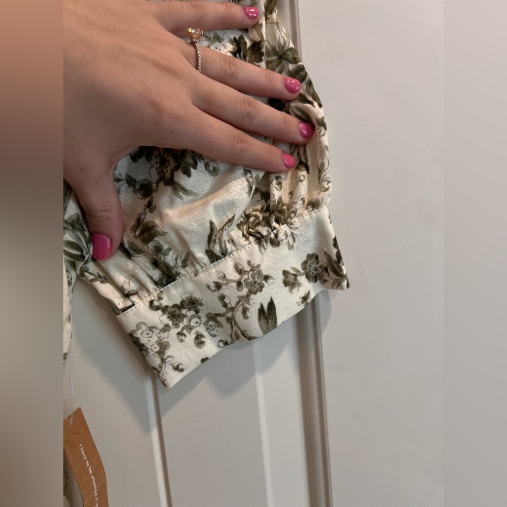 o.p.t. Floral Puff Sleeve Midi Dress - Picture 5 of 10